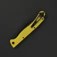 Daggerr Knives Toothpick Linerlock Yellow DGRTPFYLBW
