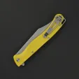 Daggerr Knives Toothpick Linerlock Yellow DGRTPFYLSW