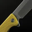 Daggerr Knives Toothpick Linerlock Yellow DGRTPFYLSW