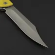 Daggerr Knives Toothpick Linerlock Yellow DGRTPFYLSW