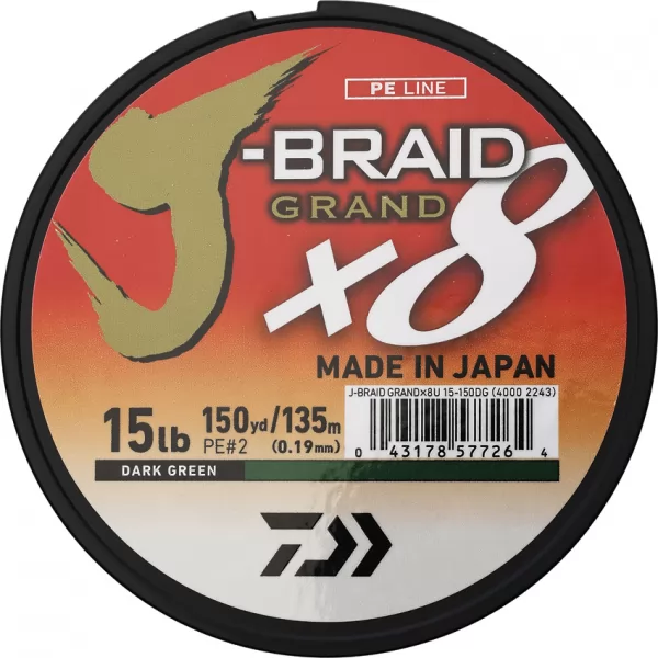 Daiwa J-Braid Grand Line 15-150 DIAJBGD8U15D