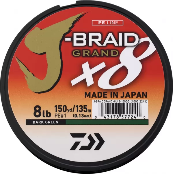 Daiwa J-Braid Grand Line 8-150 DG DIAJBGD8U8D