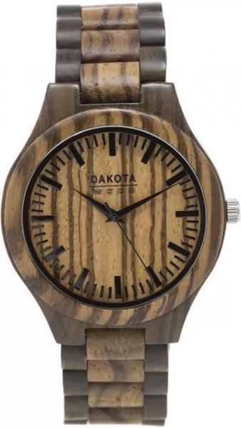 Dakota Watch Zebrawood watches DK2638