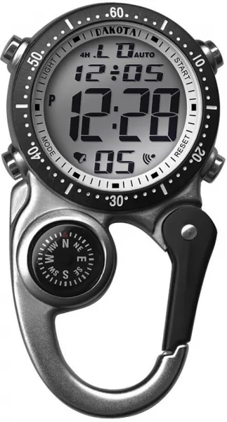Dakota Digi Clip Watch Silver watches DK3087