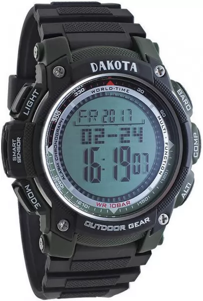 Dakota A-B-C Multi Sensor Watch Green watches DK3554