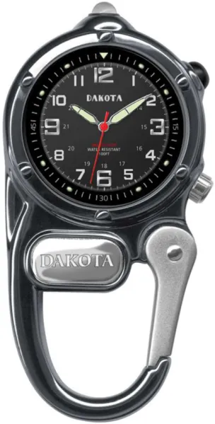 Dakota Mini Clip Microlight Watch Blk watches DK3810