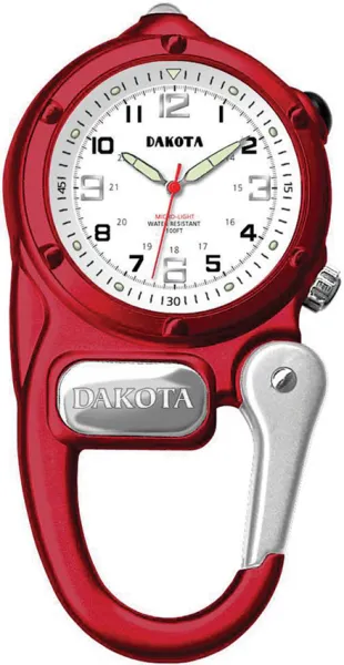 Dakota Mini Clip Microlight Watch Red watches DK3879