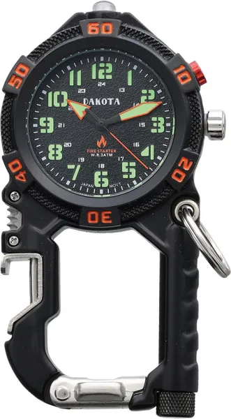 Dakota Flint Clip Watch Black watches DK39050
