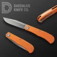 Daedalus Knife Co. Lab Linerlock Orange DKCL2
