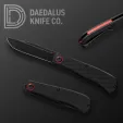 Daedalus Knife Co. Lab Linerlock Black DKCL5