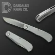 Daedalus Knife Co. Lab Linerlock Gray DKCL6