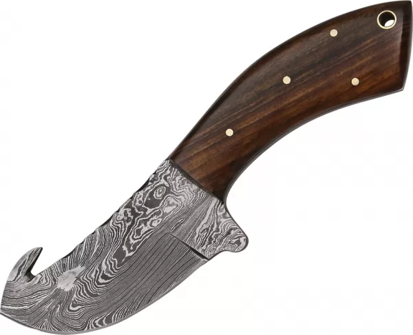 Damascus Guthook knives DM1063