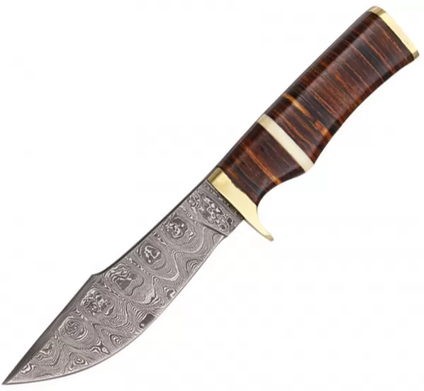 Damascus Fixed Blade Hunter knives DM1066