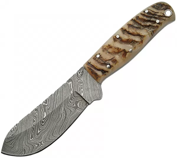 Damascus Big Game Skinner Ram Horn knives DM1070