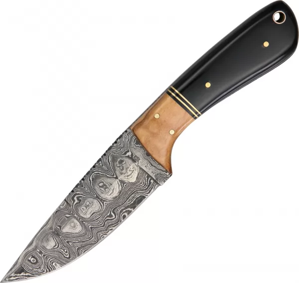 Damascus The Wedge Fixed Blade knives DM1072