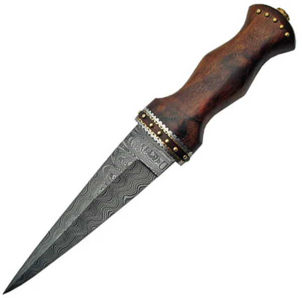 Damascus Sgian Dubh knives DM1076