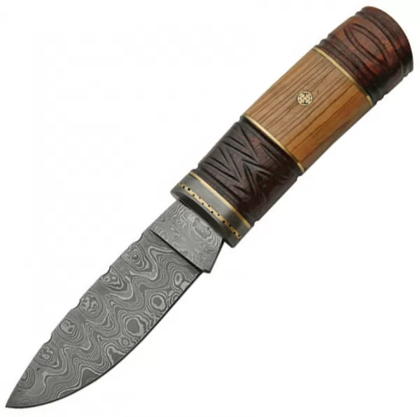 Damascus Mosaic Hunter knives DM1082