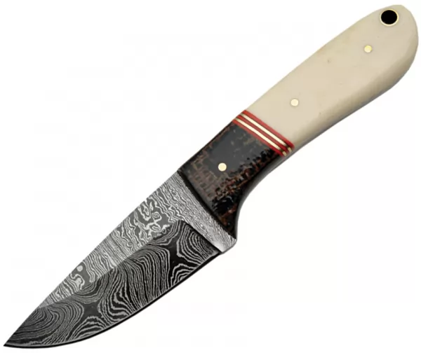 Damascus Hunter Bone Handle knives DM1088