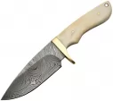 Damascus Fixed Blade Bone Handle - DM1089BO