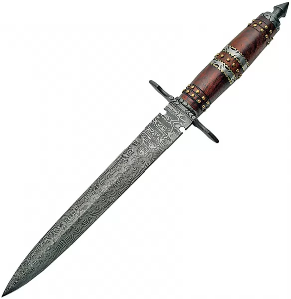 Damascus Dagger Rosewood knives DM1104