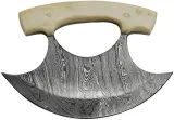 Damascus Ulu Knife - DM1111BO
