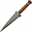 Damascus Dirk Rosewood Handle - DM1115