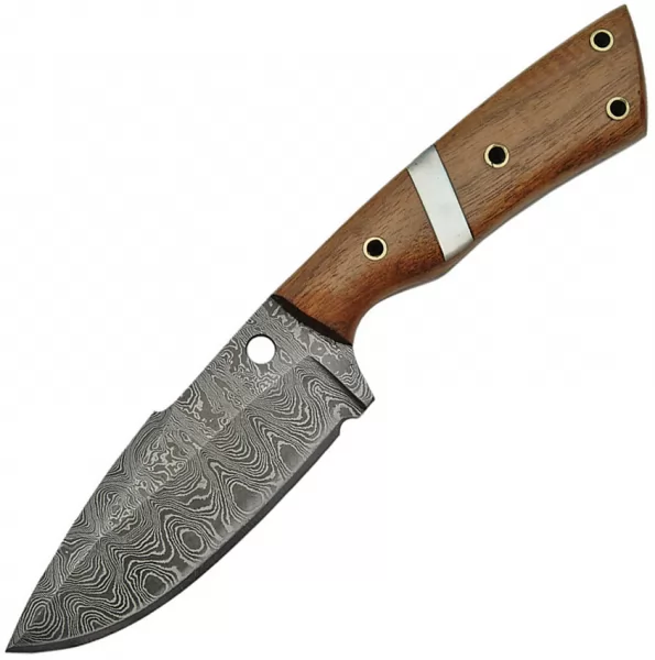 Damascus Walnut Fixed Blade knives DM1126