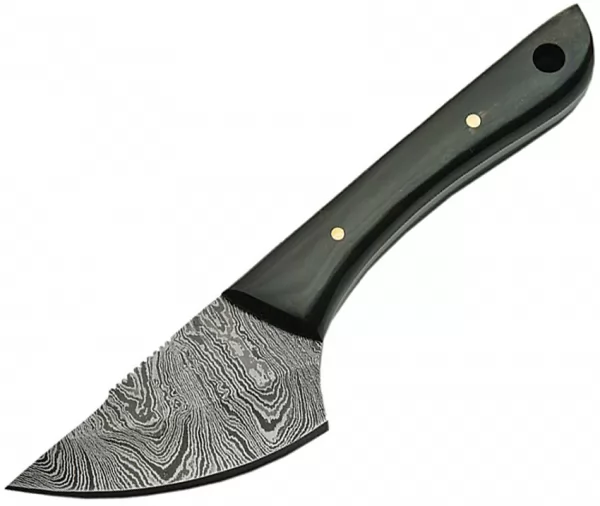 Damascus Caping Knife Buffalo Horn knives DM1127HN