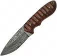 Damascus Hunter Grooved Rosewood - DM1141
