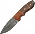 Damascus Hunter Micarta Rosewood - DM1142