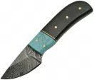 Damascus Skinner Horn Turquoise - DM1146HN