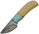 Damascus Fixed Blade Turquoise - DM1146TR