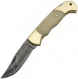 Damascus Lockback Bone - DM1162BO