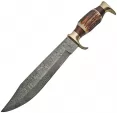 Damascus Stag Bowie Damascus - DM1164