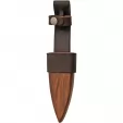 Damascus Sgian Dubh Wood Sheath knives DM1171