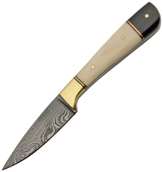 Damascus Fixed Blade Bone-Horn knives DM1175