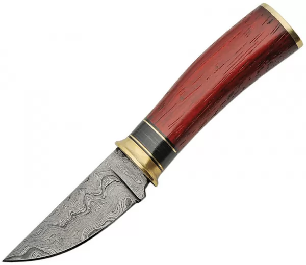 Damascus Fixed Blade Hunter knives DM1185