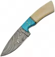 Damascus Fixed Blade Bone - DM1186