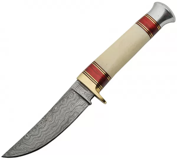 Damascus Fixed Blade knives DM1189