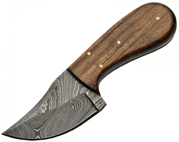 Damascus Short Skinner Walnut knives DM1194