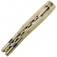 Damascus Lockback Smooth Bone knives DM1199