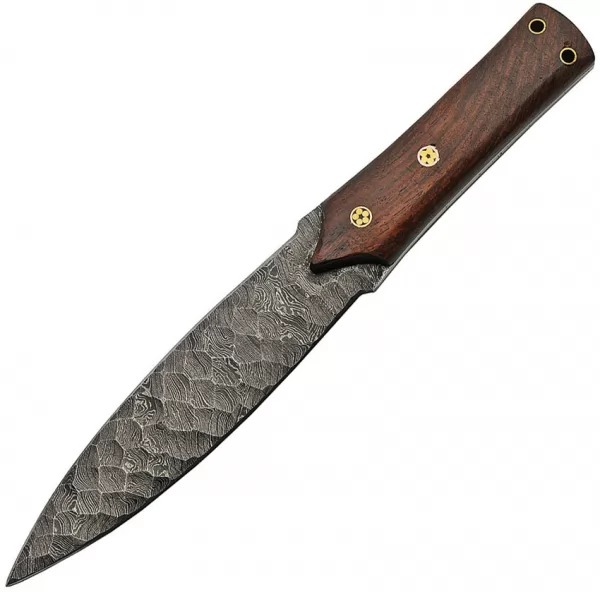 Damascus Flint Spear Hunter knives DM1201