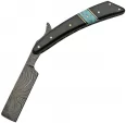 Damascus Razor Horn Turquoise - DM1203