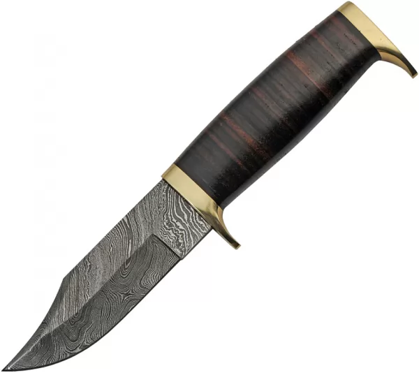 Damascus Leather Hunter knives DM1222