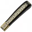 Damascus Trapper Horn knives DM1224HN