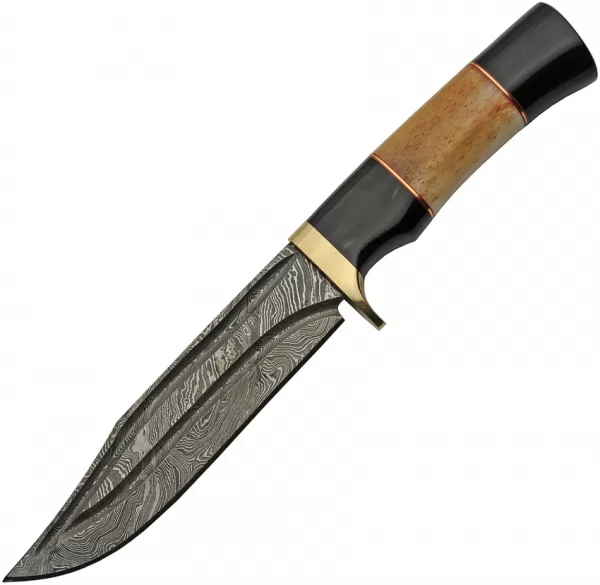 Damascus Bone and Horn Hunter knives DM1228