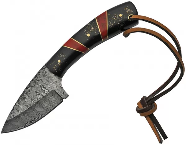Damascus Hunter Black knives DM1233RD