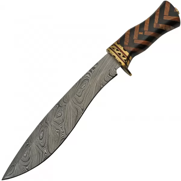 Damascus Braided Bowie knives DM1235