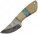 Damascus Fixed Blade Bone - DM1238