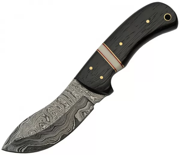 Damascus Skinner Wenge Wood knives DM1239
